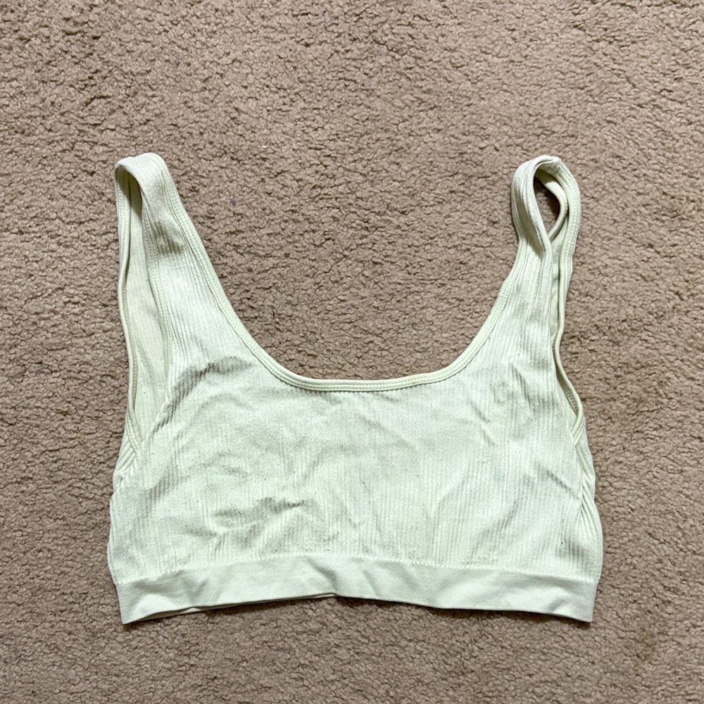 Colsie Mint Green Ribbed Top